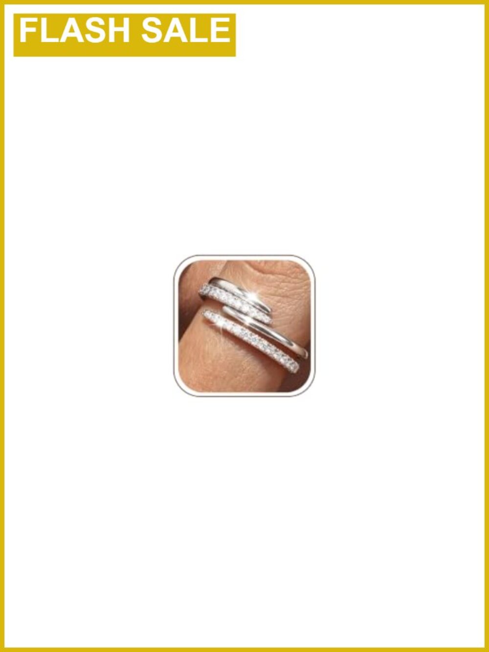 14K Gold Plated Adjustable Stackable Rings for Women Cubic Zirconia Eternity